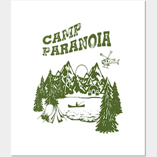 Camp PARANOIA - Black Helicopter Edition! Posters and Art